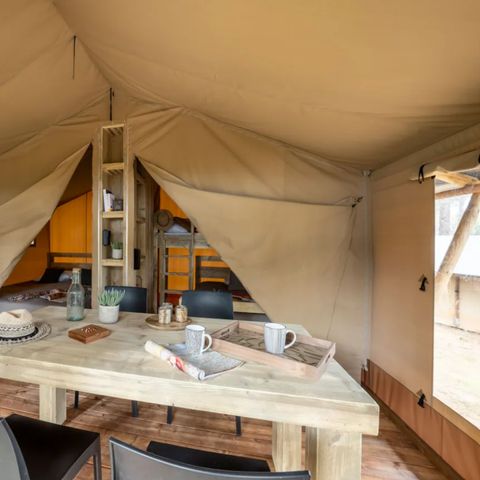Tent 5 personen - Comforttent met 2 slaapkamers - geen sanitair