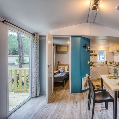Stacaravan 4 personen - Comfort - 2 slaapkamers - Airconditioning.