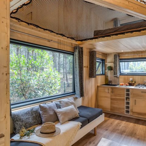 UNIEKE ACCOMMODATIE 4 personen - Tiny huis Confort - 2 slaapkamers