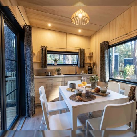 Tiny House 6 personen - Tiny huis Confort - 3 slaapkamers - 2 badkamers met douche