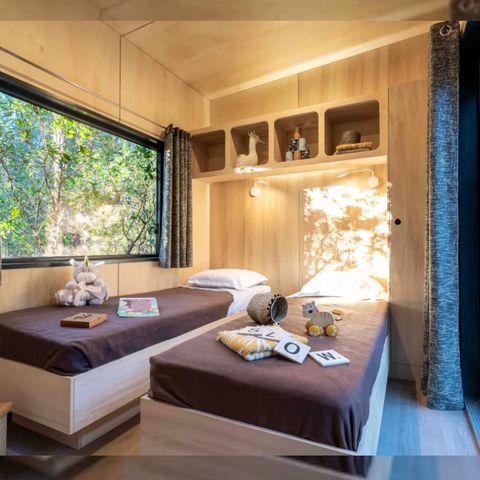 Tiny House 6 personen - Tiny huis Confort - 3 slaapkamers - 2 badkamers met douche