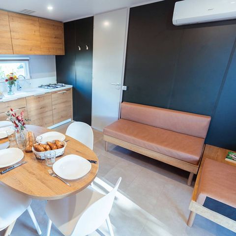 Stacaravan 4 personen - Premium - 2 slaapkamers - Airconditioning