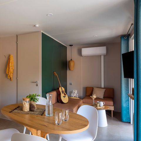 Stacaravan 4 personen - Premium - 2 slaapkamers - Airconditioning