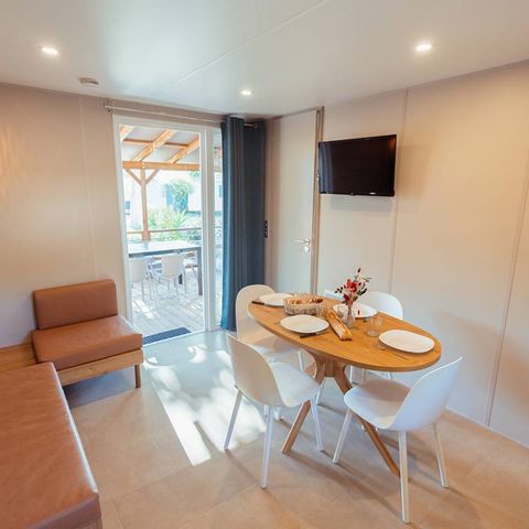 Stacaravan 4 personen - Premium - 2 slaapkamers - Airconditioning