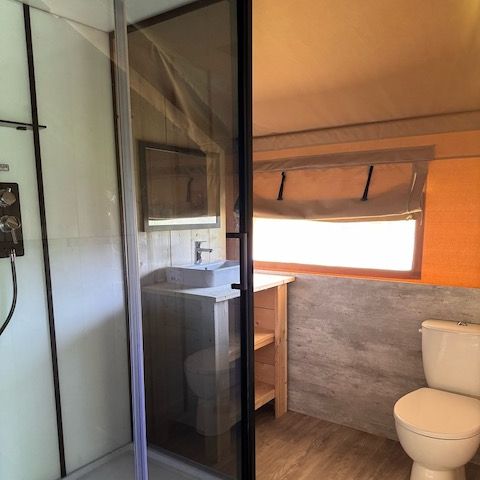 Safaritent 4 personen - Glampingtent incl. sanitair