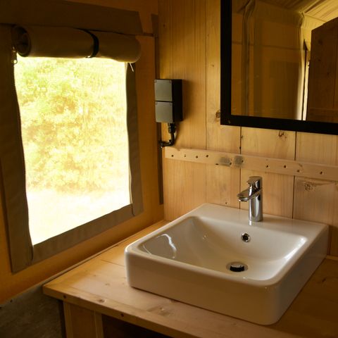 Safaritent 4 personen - Glampingtent incl. sanitair