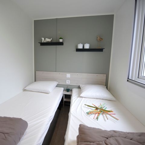Stacaravan 6 personen - Premium 3 slaapkamers 2 badkamers