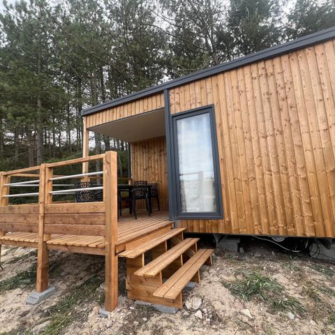 Stacaravan 4 personen - Comfort + 2 slaapkamers geïntegreerd terras