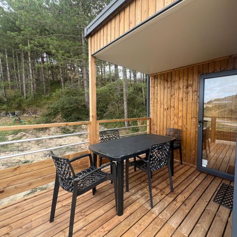 Stacaravan 4 personen - Comfort + 2 slaapkamers geïntegreerd terras