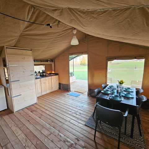 Safaritent 5 personen - incl. toilet