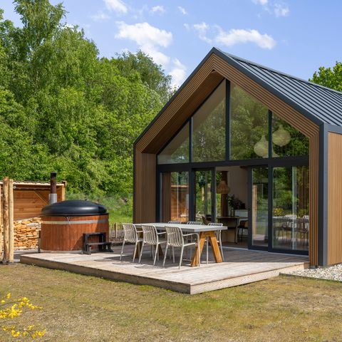Bungalow 4 personen - Bosvilla Heidehaas met hottub