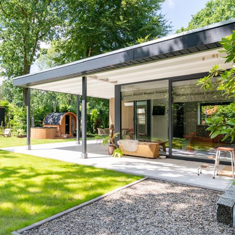 Bungalow 4 personen - Bos & Bubbels met hottub & sauna
