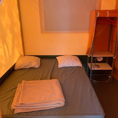 Glampingtent 4 personen - 2-slaapkamer bungalowtent