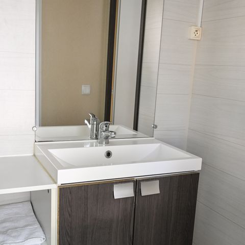 Stacaravan 4 personen - Stacaravan 4/6 slaapplaatsen met 2 badkamers