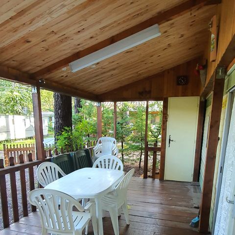 Stacaravan 4 personen - Vintage stacaravan met 2 slaapkamers