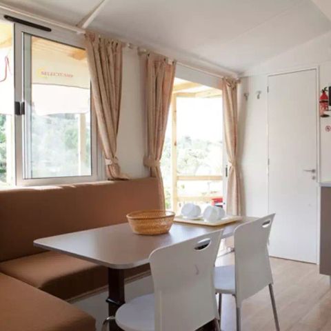 Bungalow 6 personen - Stacaravan | Classic | 2 slaapkamers | 4/6 pers. | Verhoogd terras | 1 badkamer | Airconditioning.