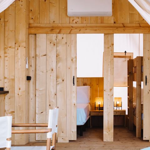 Safaritent 5 personen - SAFARI ARENA 5 ZEEZICHT