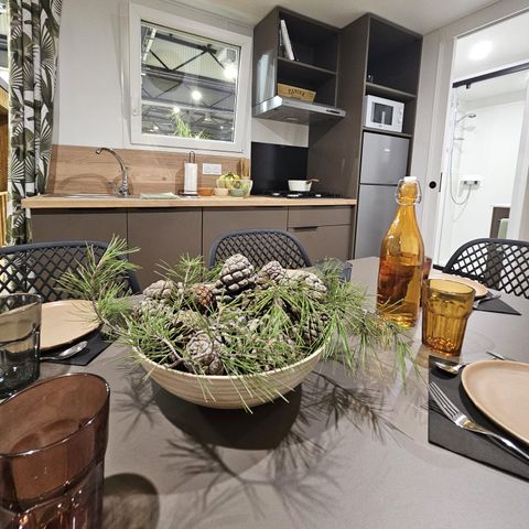 Stacaravan 4 personen - Stacaravan premium AVEC VUE et climatisation 2 kamers 4 personen