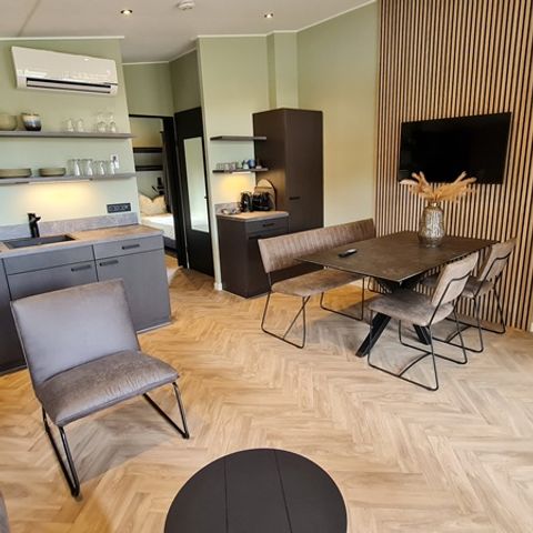 Lodge 8 personen - Oude Oever - 2x4 persoons accommodatie geschakeld