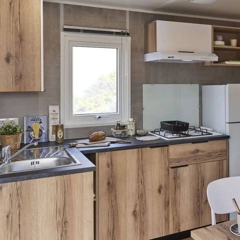 Stacaravan 4 personen - Stacaravan met 2 slaapkamers - Lescar MH B030