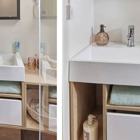 Stacaravan 4 personen - Stacaravan 2 slaapkamers 2 badkamers - Lescar MH D019