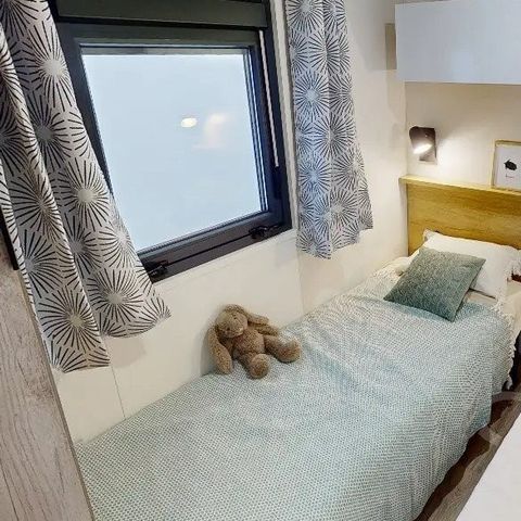 Stacaravan 8 personen - Stacaravan met 3 slaapkamers en 2 badkamers - Lescar MH D030