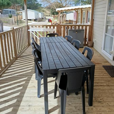 Stacaravan 6 personen - Stacaravan met 3 slaapkamers - LODGE F21