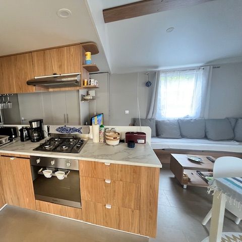 Stacaravan 8 personen - Stacaravan met 3 slaapkamers LUMI C37 - 8 slaapplaatsen