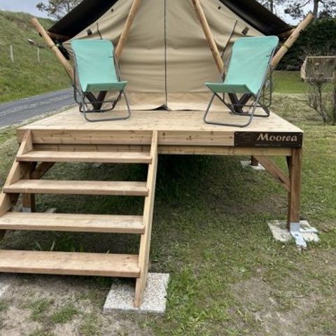 tent 2 personen - Tente Moorea - Geen Babybedje mogelijk - Babybedje plaatsen