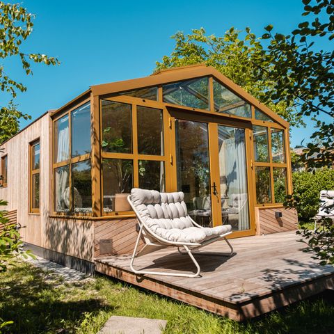 Groepsaccommodatie 16 personen - 4 x Large Greenhouses