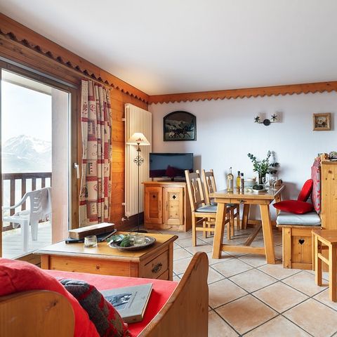 Appartement 6 personen - 2 slaapkamers - Uitzicht op de bergen - Balkon
