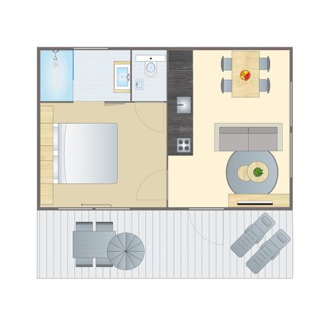 Chalet 2 personen - 2B2
