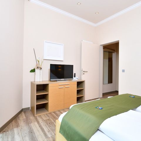 Slaapkamer 2 personen - Hotelsuite Kapitän