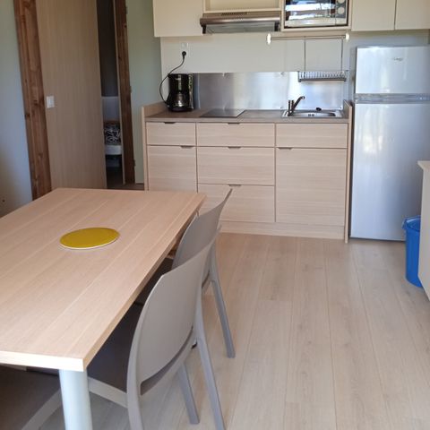 Chalet 5 personen - 26m² - 2 slaapkamers