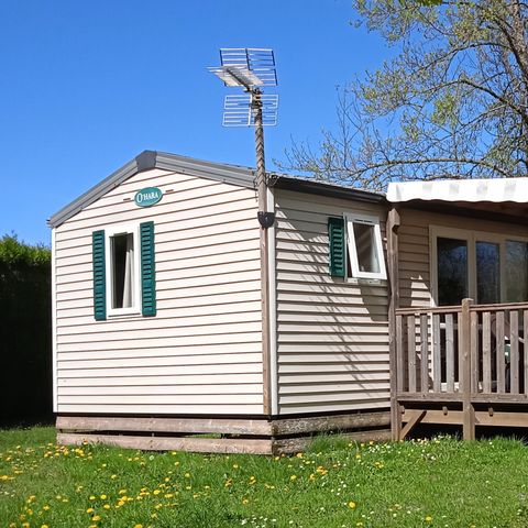 Stacaravan 6 personen - 30 m² - 2 slaapkamers