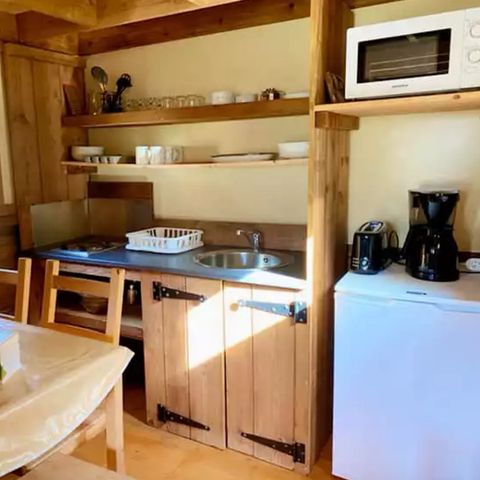 tent 6 personen - Tent Lodge Tilleul 3ch 6 pers