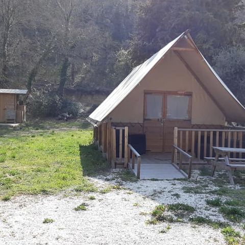 tent 3 personen - Tent Lodge Chêne PMR 1ch 3 pers