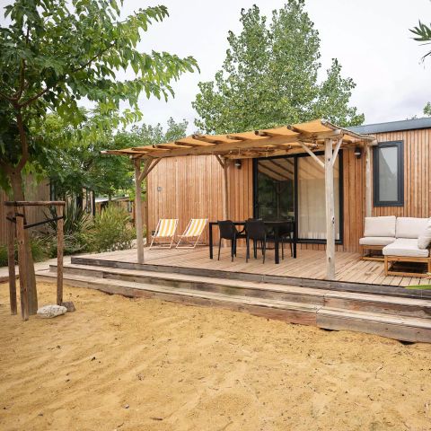 Stacaravan 4 personen - Cottage Roussane 3 Kamers 4 Personen Airconditioning + TV 2sdb