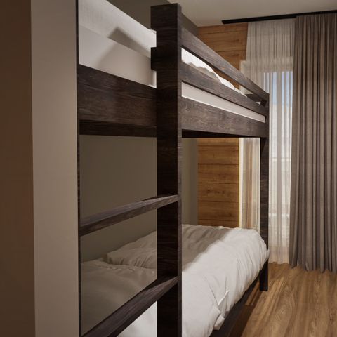 Appartement 6 personen - 2/3 kamers voor 6 personen (ca. 39 m²)