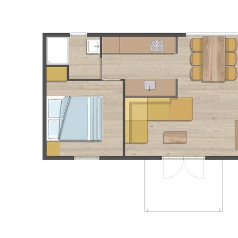 Bungalow 18 personen - Familieplein 18 (3x Charlies Duinhuis)