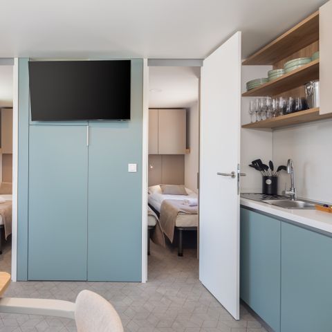 Stacaravan 6 personen - Vakantiehuis Premium Mare