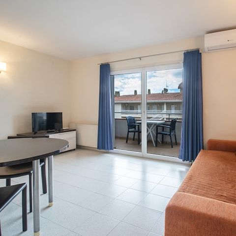 Appartement 3 personen - Appartement met 1 slaapkamer - 2 volwassenen + 1 kind (onder 12) of 3 volwassenen - Economy