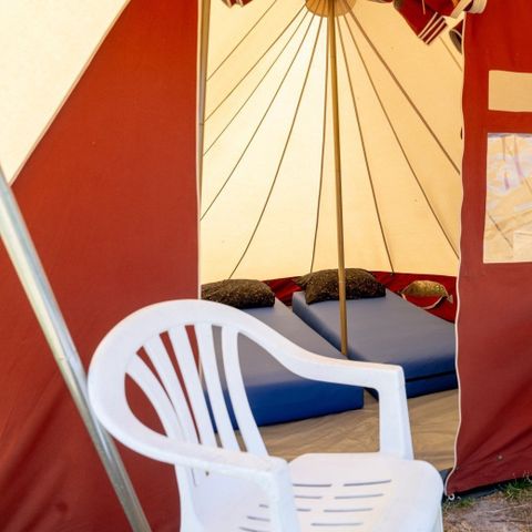 Tent 2 personen - De Waard tent - Basis ingericht - Huisdier toegestaan
