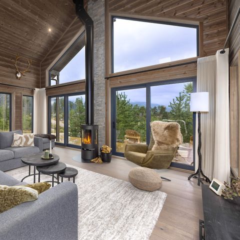 VAKANTIEHUIS 6 personen - Saga Hytte With Sauna, Hot Tub & Water View