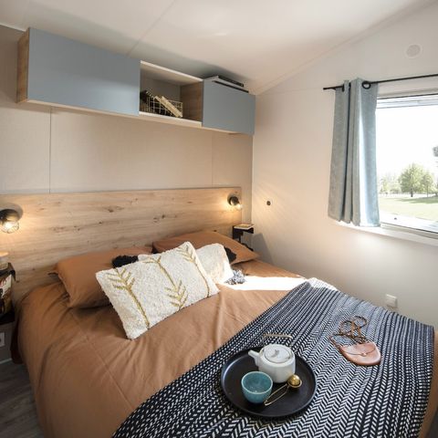 Stacaravan 4 personen - Stacaravan Premium- 27 m² - 2 slaapkamers- TV