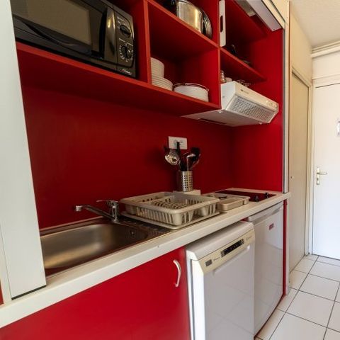 Appartement 4 personen -  "Vue port" 1 Kamer - Geen Babybedje beschikbaar