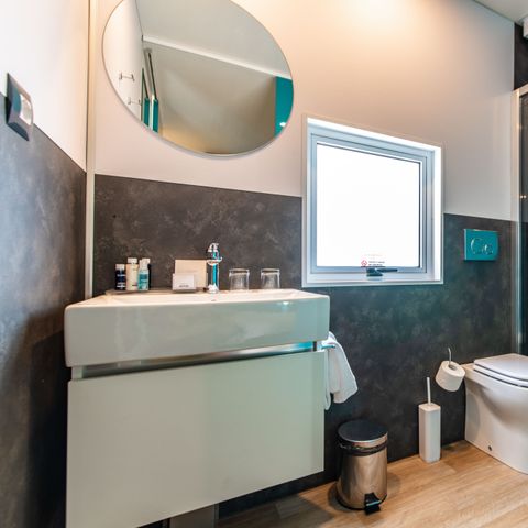 Stacaravan 5 personen - Camping Villa eerste rij naar zee