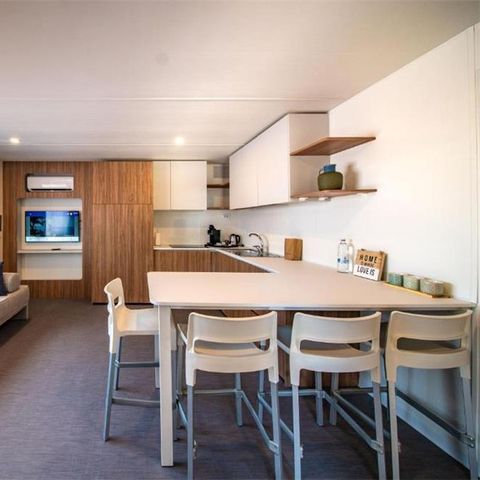Stacaravan 6 personen - LUXE KAMPEERVILLA