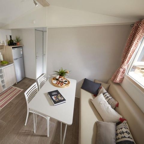 Stacaravan 4 personen - Esterel - VIP Confort - EVO - 29 m² - Uitzicht op zee en jacuzzi