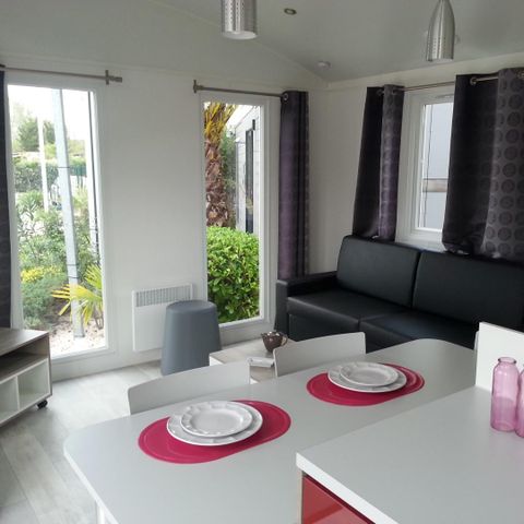 Stacaravan 6 personen - Ramatuelle - Cap Deseo 34 m² - Uitzicht op zee en jacuzzi
